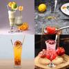 6 Piece Stainless Steel Coffee Spoon Long Handle Ice Cream Dessert Tea Spoon 19.5x2.8 Cm Suitable for Picnic Tableware