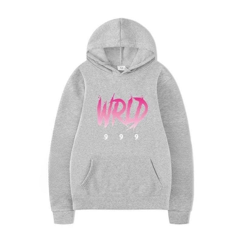 Men's Fashionable Hoodie American Singer Juice Wrld Pattern Casual Print Men's Hoodie Comfortable High-quality Top