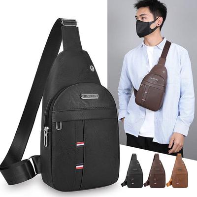Multifunktionale Brusttasche für Business-Reisen für Herren: Stilvolle, tragbare und geräumige Umhängetasche