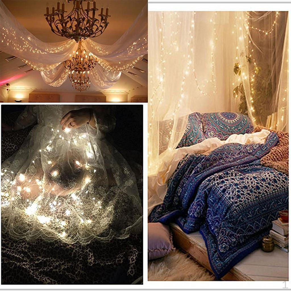 LED Fairy String Light 3/4/5M Copper Wire Strip Holiday Lights Party Decor