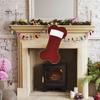 Christmas Gift Bag Easy To Hang Increase Atmosphere Festive Dog Bone Socks Gift Bag
