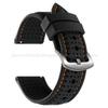 Soft Silicone Rubber Watch Strap 20mm 22mm 24mm Men Women Stitching Sport Waterproof Breathable Wrist Band for Seiko Bracelet