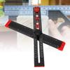 35cm Length Drilling Position Ruler 4 in 1 Multi Angle Measuring Tool  Drawer Door Installation
