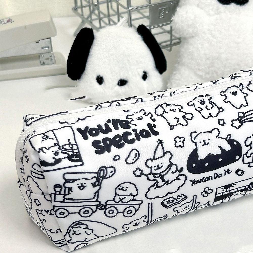 Multifunctional Pencil Case Large Capacity Stationery Bag Simple Pen Box Boys/Girls