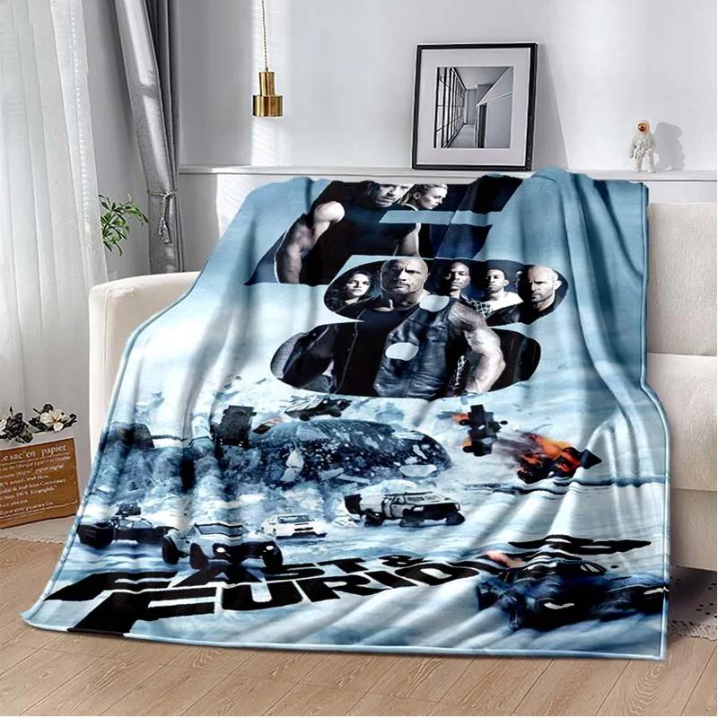 

Fast and Furious Racing enthusiast Throws Blanket for Beding Sofa Hiking Picnic Fashion Super Soft Flannel Blanket birthday gift 100x150cm