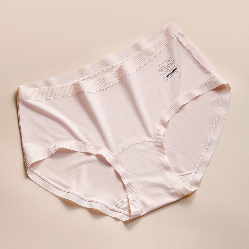 Women's Spring and Summer 10A Antibacterial Extended Mid Waist Triangle Underwear