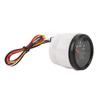 DC 9‑32V 52mm Oil Temperature Gauge 50‑150 celsius  with Colorful Back Light for RVs Yachts Fishing Boats Black Dial