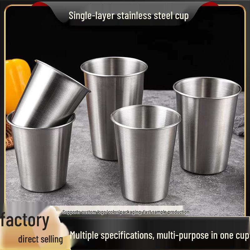 304 Stainless Steel Camping & Restaurant Cold Drink Cup