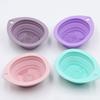 Silicone Foldable Makeup Brush Cleaner, Brush Scrubber Bowl, Portable Washing Tool Cosmetic Brush Cleaner