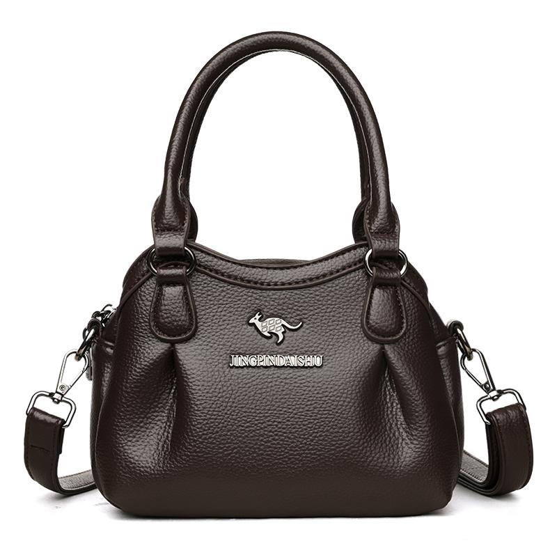 Luxury Designer Women's 3 Layer Tote Sac Large Capacity Commuting Shoulder Crossbody Bags Top Quality Soft Leather Handbags 2026