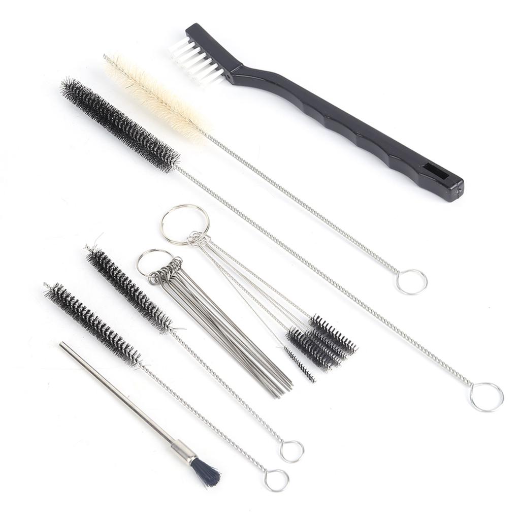 21Pcs/Set Airbrush Spray Gun Nozzle Cleaning Repair Tool Kit Hardware Accessories Hand Tool Needle Brush Set for Spray Tools