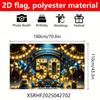 2D Marineblau Gold 50. Geburtstag Banner, Happy 50 Birthday Party Fotografie Kulisse