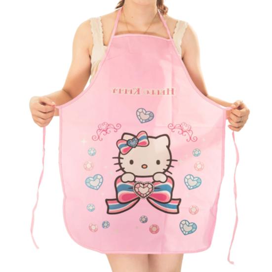 70x50cm süße Küche Kochen Cartoon Tier wasserdichte Schürze Backen ärmellos