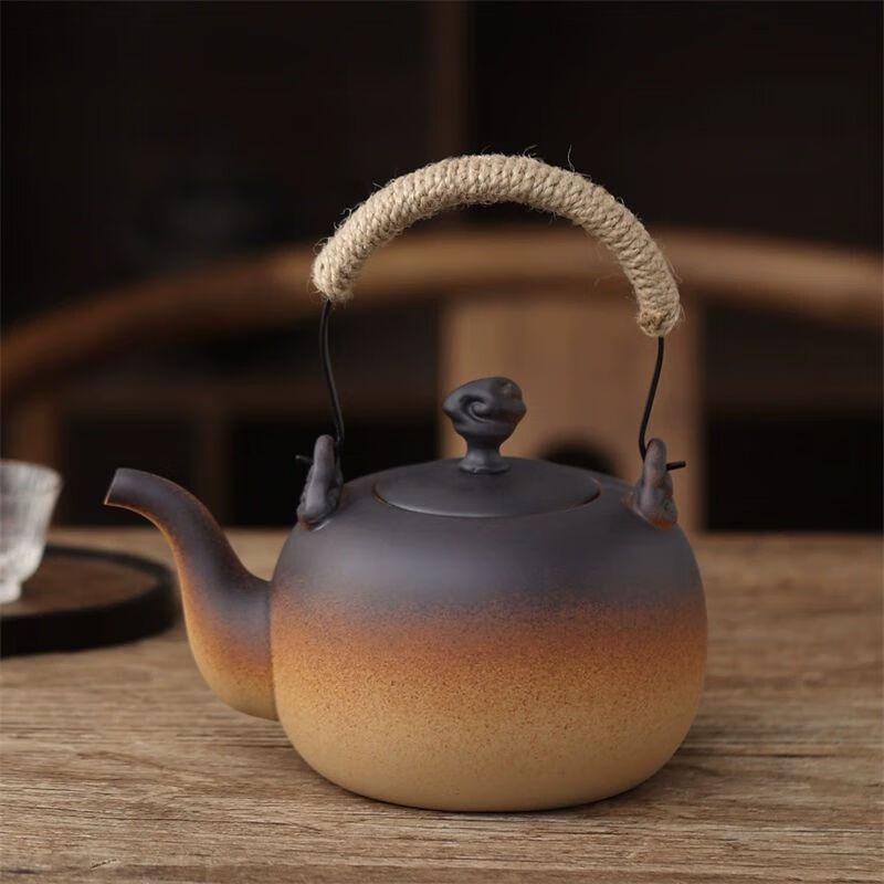 Qianyu Purple Clay Kiln Glaze Teapot