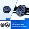 W151Car Logo Front Grille Rear Trunk Decoration Sticker Accessories For Volkswagen Touareg Passat Magotan Golf 6 7 7.5 8 Polo Tiguan