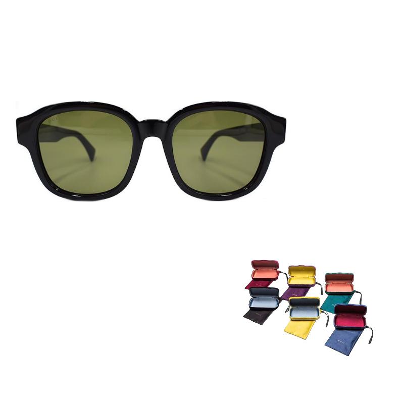 

GUCCI Basic Collection Understated Minimalist Holiday Travel Sunglasses Men s Black/Dark Green 59