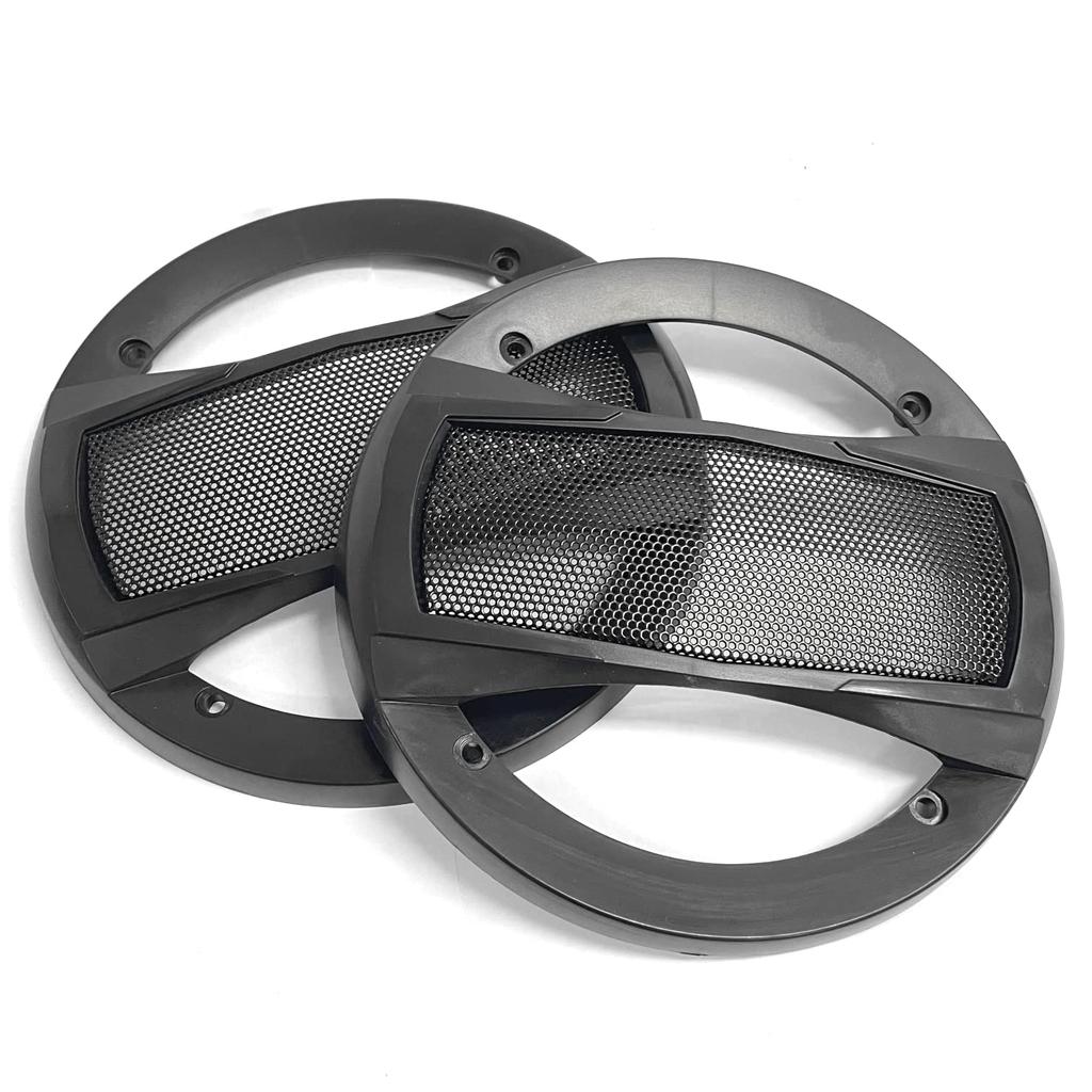 CGP Inner Baffles (2 Pieces) with Grille, 4-Way, 6-Inch Coaxial, 350W, for Toyota, Subaru, and Daihatsu Vehicles, MDF Baffles, CG6463-17SA