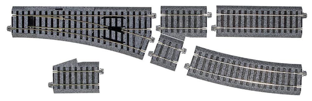 

KATO HO Gauge Manual Point R550 Right Railway Model Supplies 2-853