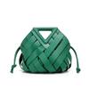 Magnetic Buckle Woven Triangle Women's Handbag - Large Capacity Crossbody Bag
