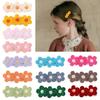 RAINBOW BOWS 10Pcs Cute Mini Flower Hair Clip Hairpins for Toddler Children Girl Lovely Clips Barrettes Headwear Accessories
