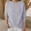 Long Sleeve Pullover Sweaters For Women O Neck Casual Cute Printing Knit Oversized Sweater