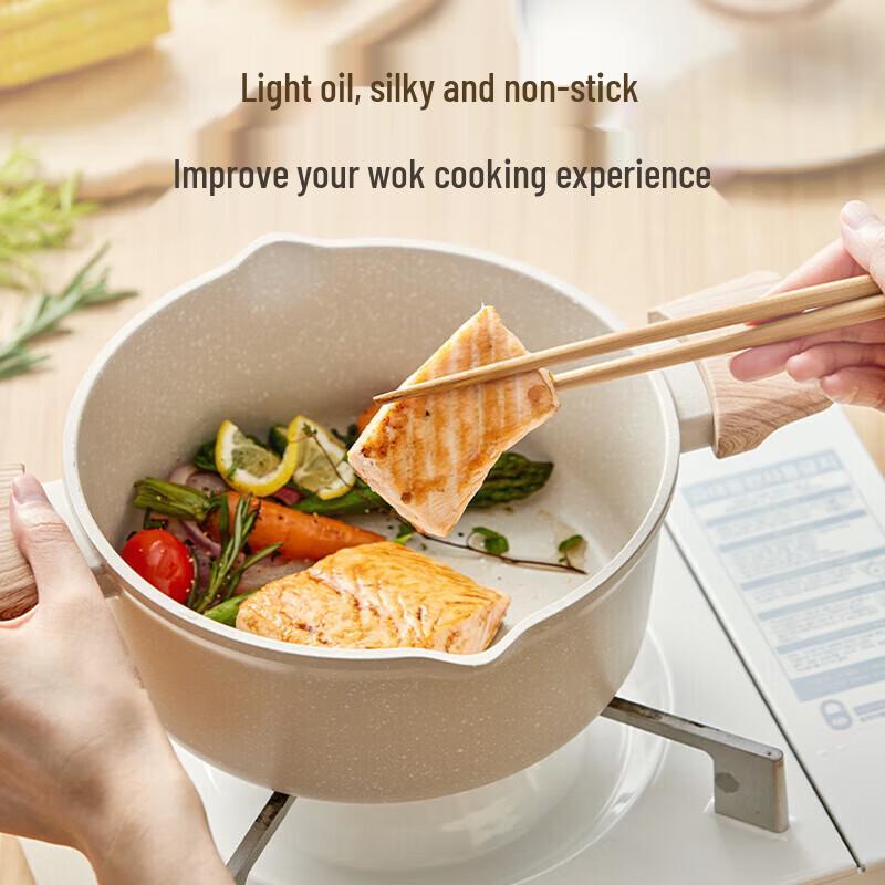 Суповая кастрюля Supor с камнем маifan, антипригарная, с пароваркой