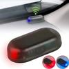 1/2Pcs Car Fake Security Light Solar Powered Simulated Dummy Alarm Wireless Warning Lamp LED Flashing Anti Theft Caution Lamp