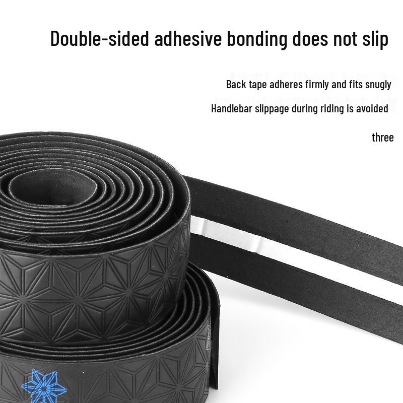 Chrysanthemum Shock-Absorbing Non-slip Silicone Handlebar Tape for Mountain & Road Bikes
