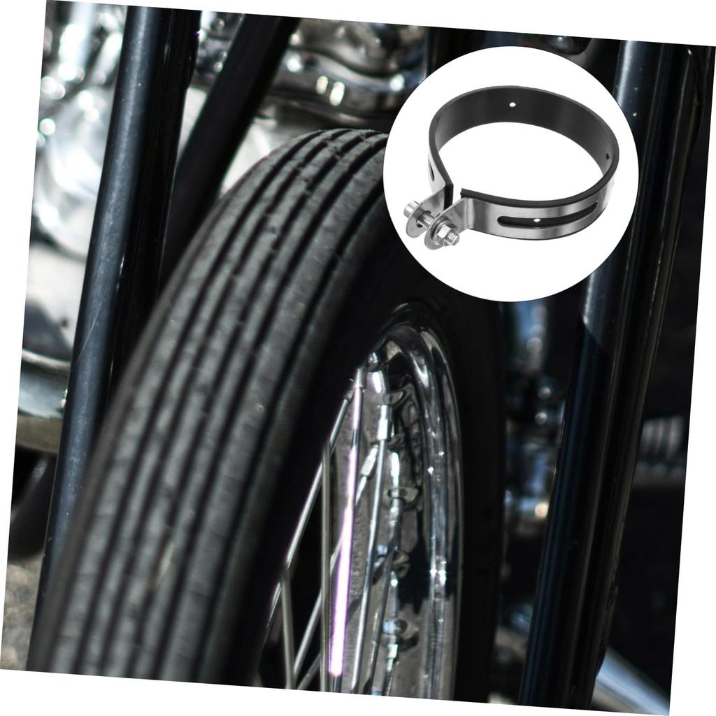 OSALADI Exhaust Pipe Retention Ring Clamp Muffler Sleeve Coupler Bolt Band Exhaust Band Hanger