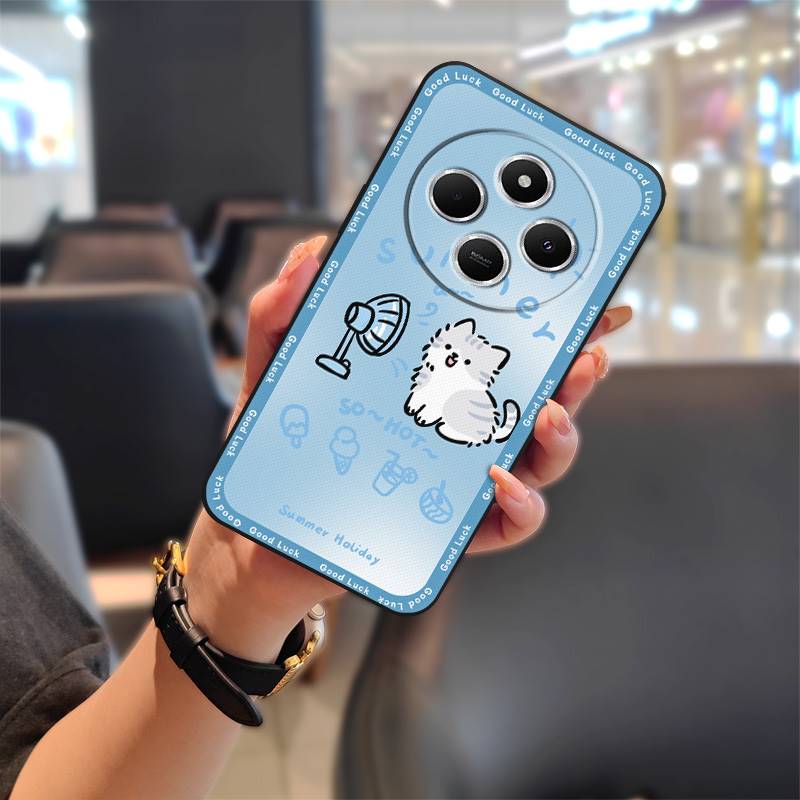 Protective Full Wrap Phone Case For Redmi 14C 4G/14R 5G/A3 Pro 4G/POCO C75 Graffiti Anti-knock Phone Pouch Soft Case TPU