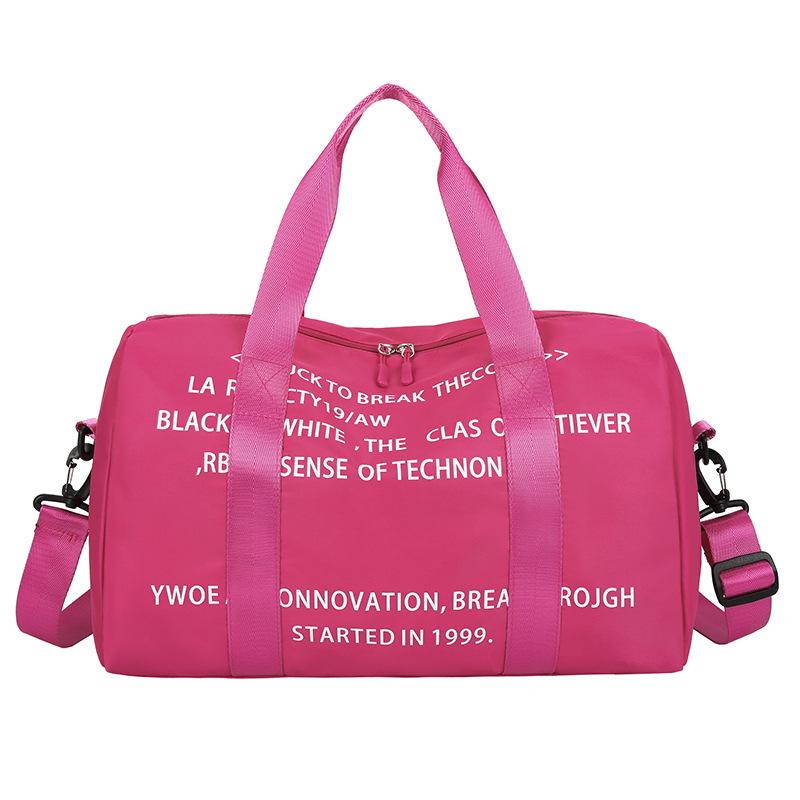 Casual portable short-distance travel bag New large-capacity sports fitness bag Oblique span luggage bag Yoga bag storage bag