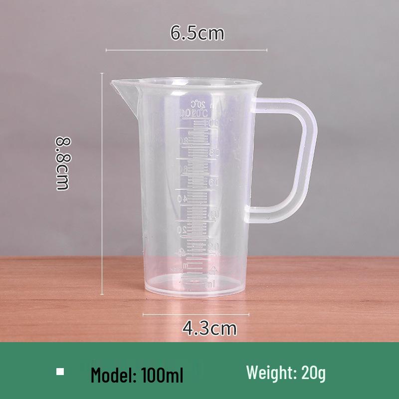 Large-Capacity Food-Grade Measuring Cup with Scale - High Transparency for Milk Tea Shop