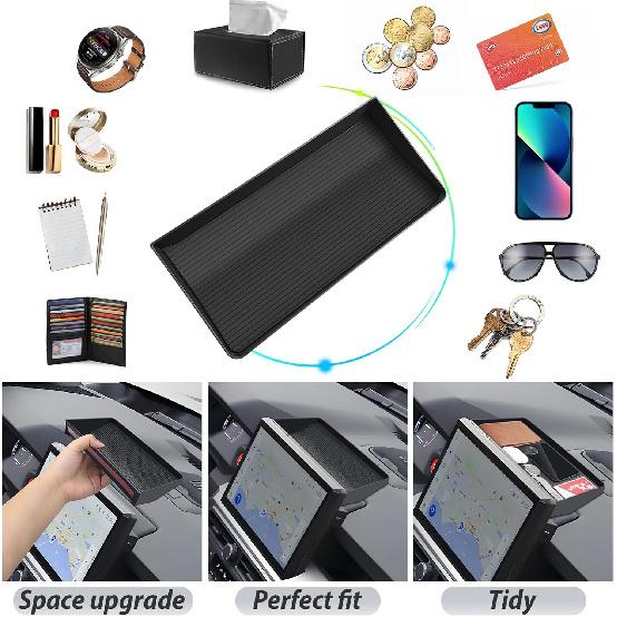 SKTU 2024 2025 2026 Tacoma Dashboard Storage Box for 2024-2026 Toyota Tacoma/ 2025+ Toyota 4Runner Dashboard Organizer 2024 2025 2026 Tacoma