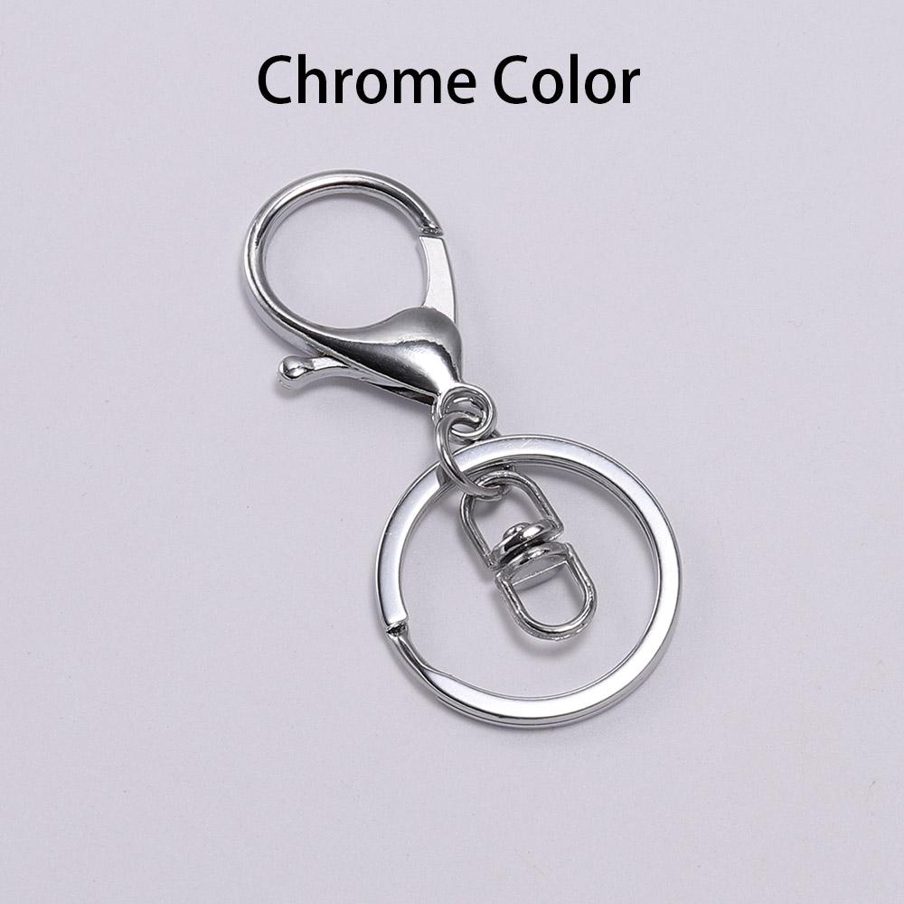 

5pcs/lot Gold Color Key Chain 30mm Keychain Long 70mm Lobster Clasp Keychain For Keychains Jewelry Making Finding Supplies