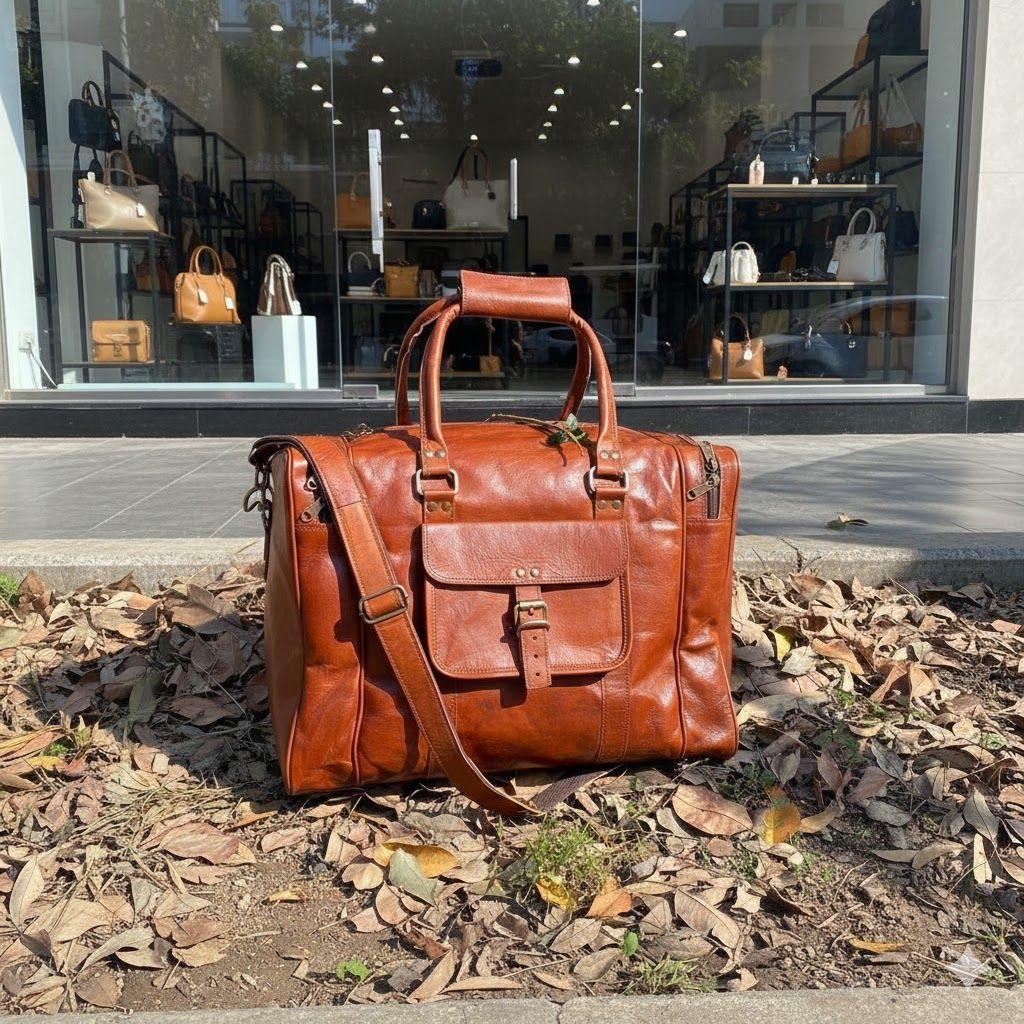 

Персонализированная кожаная спортивная сумка ручной работы, большая коричневая дорожная сумка, кожаная сумка для выходных, ручная кладь, кожаная дорожная сумка 18 x 14 x 8 in коричневый