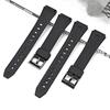 Gumowy Pasek do Casio F-201W F-201WA DB-36 WS-300 Męski Sportowy Wodoodporny Czarna Żywica Wymienny Bransoleta Pasek do Zegarka 18mm