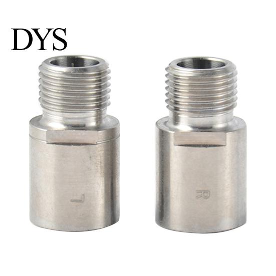 Verlängerungswelle 2 Stück/Set Links Rechts Pedalerweiterungen Abstandshalter Adapter Rostfreier Kurbelabzieher Kraftsparend Wasserdicht für Mountainbikes Fahrrad