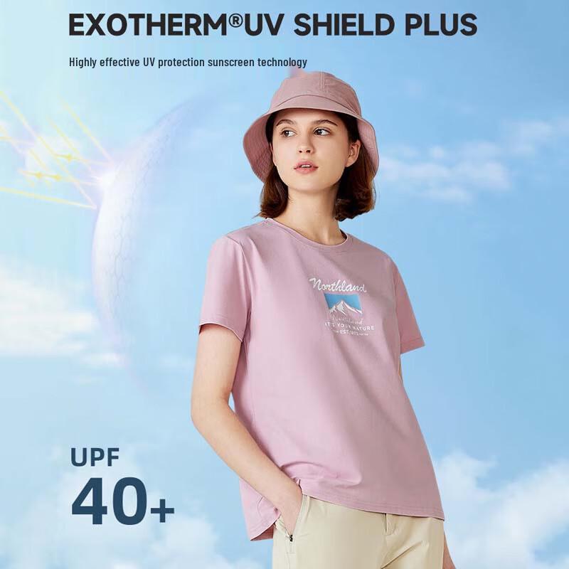 Naturehike Women's Printed Round Neck Breathable Short Sleeve T-shirt