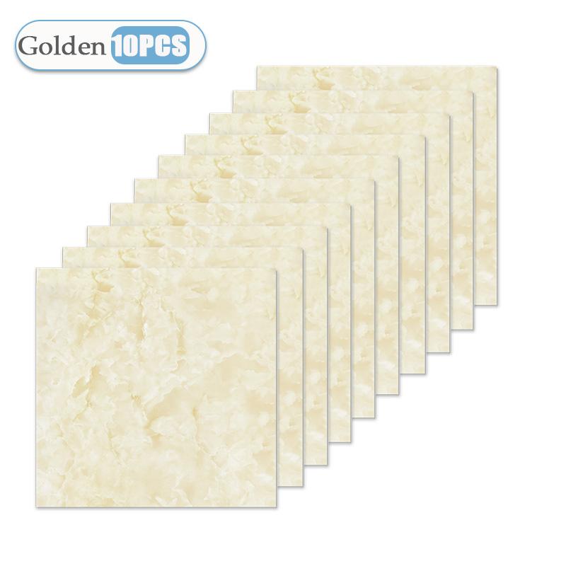 10-50PCS Marble Style Floor Stickers Thickened Self-adhesive Flooring Wear-resistant PVC Flooring Stickers Household Floor Mats