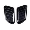 A pair of General Motors decorative airflow fake intake hood engine decorative cover stickers made of carbon fiber or black