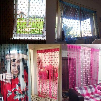 Heart String Blinds Curtains Window Room Blinds for Children Lace Curtains Roman Shades Curtains