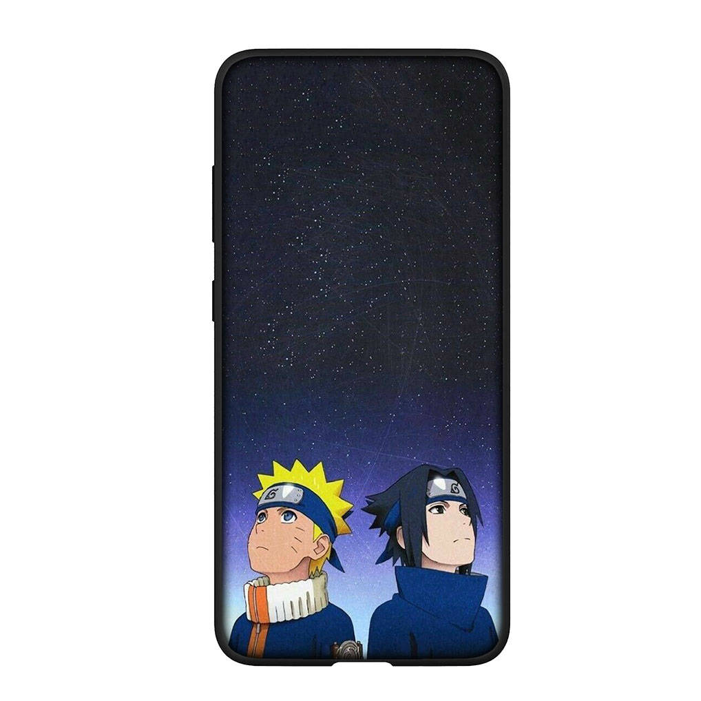 for Samsung Galaxy S24 S23 iPhone 16 15 14 Xiaomi Redmi Note 13 12 11 10Plus 9 Pro Max X XR Phone Case Comics Uchiha Sasuke Naruto OPPO Huawei Cover