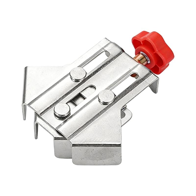 Metal Steel Quick Clip Auxiliary Corner Clamp Locator Adjustable 90 Degree Fixing Clamp For Woodworking Tool