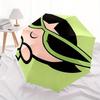 1pc Powerpuff Girls Automatic Folding Umbrella  Lightweight Design, Self-Opening/ Closing, Durable Windproof Travel Umbrella A0826042