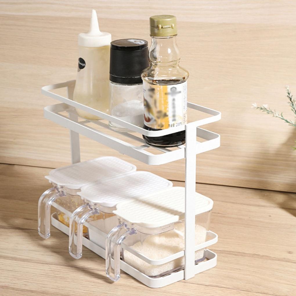 Kitchen Kitchen Home 2-Tier Seasoning Rack Kitchen Organizer