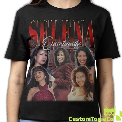 SELENA QUINTANILLA SHIRT, Selena Quintanilla Vintage T-Shirt, Selena Quintanilla-Pérez Retro 90s Bootleg Merch, Selena Quintanilla Fans Gift