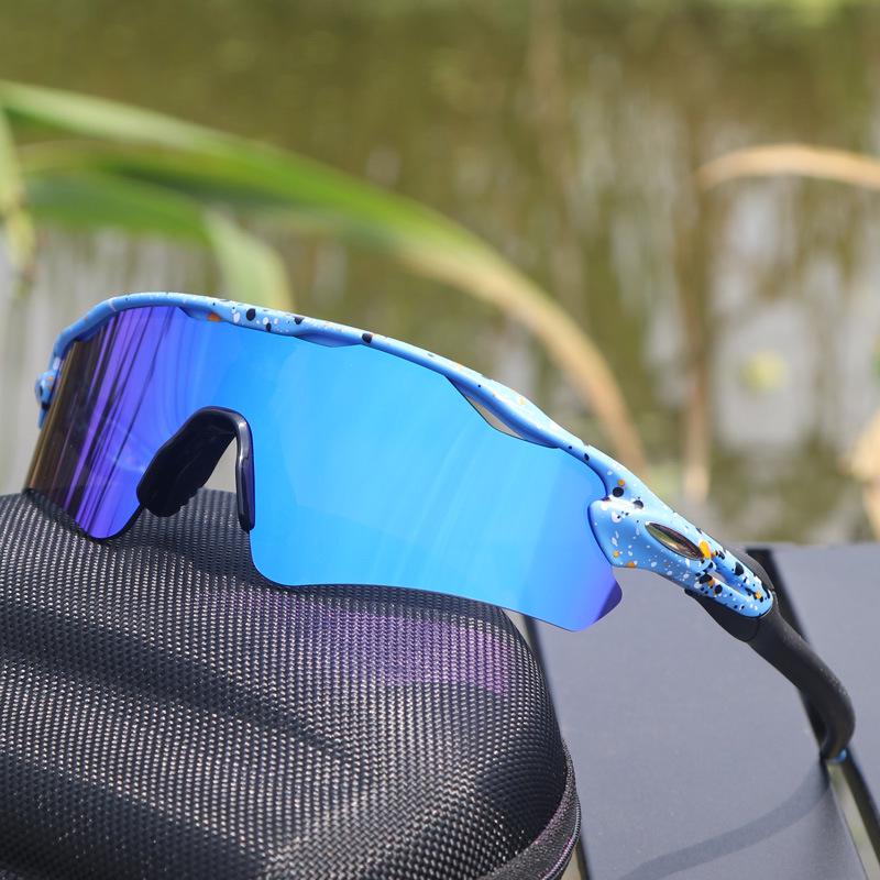 Cross-Border E-commerce TR90 Colorful Cycling Sunglasses for Outdoor Sports, Prescription-Compatible.