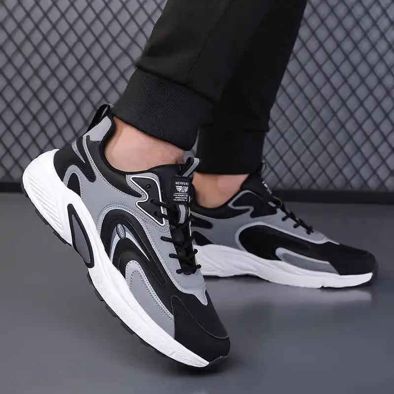 Fashion With Lacing Thick Heeled Green Basketball Shoes Casual Teniz Men's Branded Sneakers Sports Teniz Latest Krasofka Low Prices