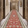 Hallway Runner Rug Persian Washable Long Corridor Carpet Vintage Lounge Rug Bedroom Decoration Non-Slip Carpets for Living Room