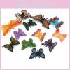 Colorful Pvc Butterfly Model Set For Kids Educational Toy Realistic Static Display